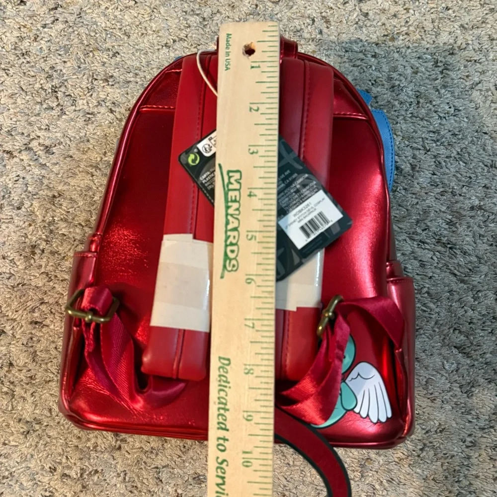 Loungefly Red and Blue Stitch Devil Mini Backpack